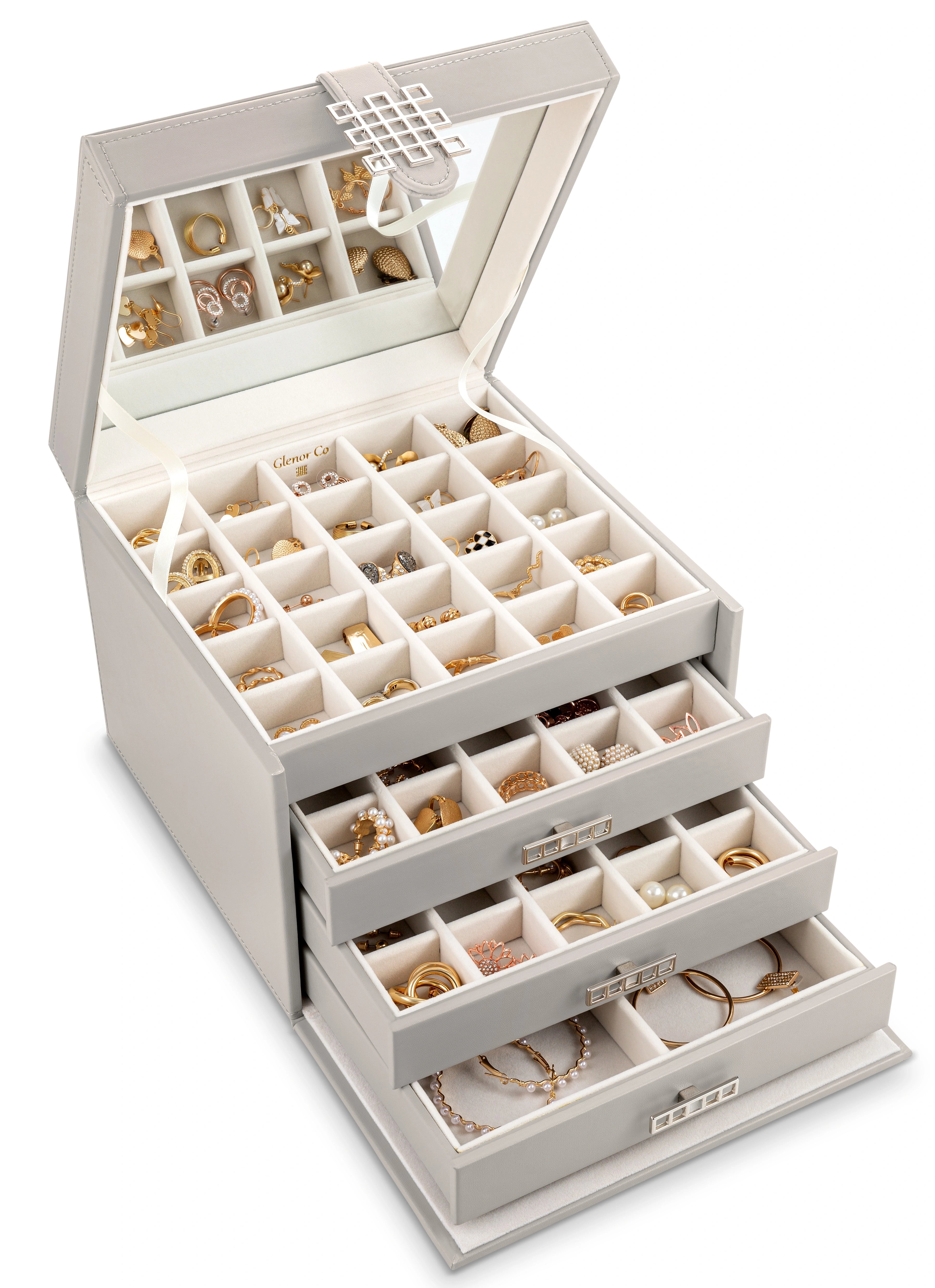 Earring Organizer Box - 75 Small & 4 Large Slots