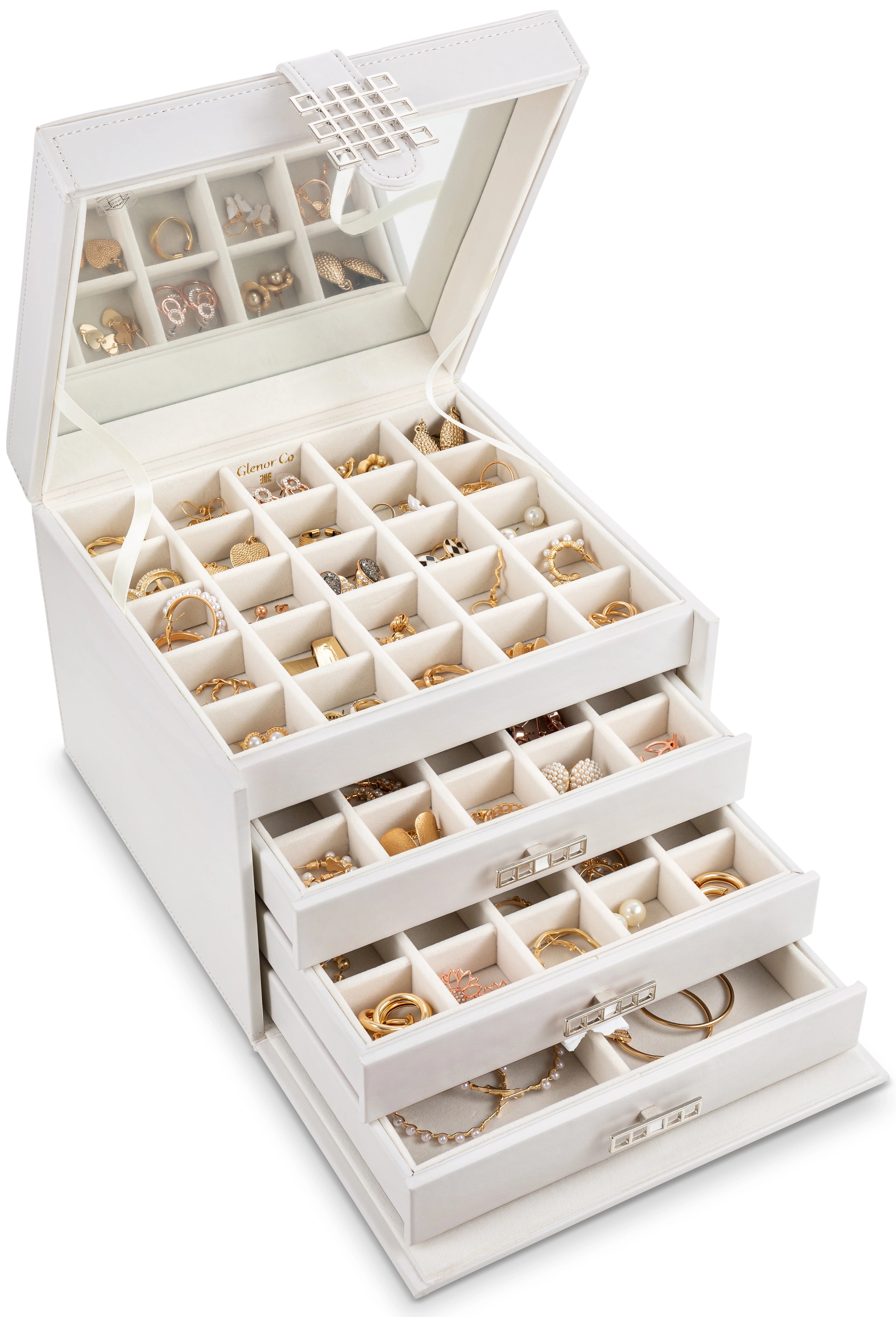 Earring Organizer Box - 75 Small & 4 Large Slots