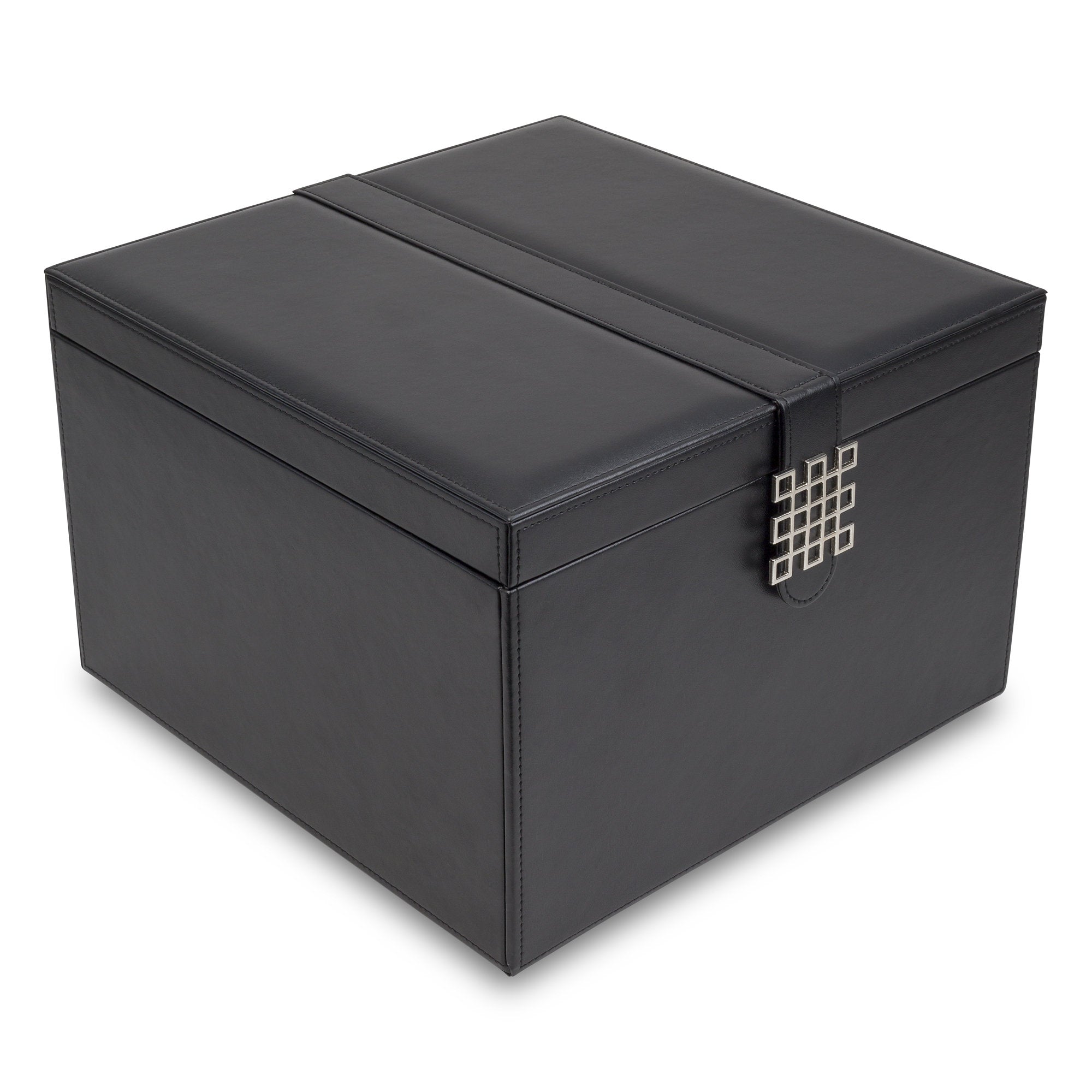 Women's Luxury Bundle - Stackable Jewelry Trays Set + Makeup Organizer Box