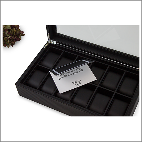 Men's Pro Organizer Bundle - Watch Organizer Box + Cufflink Box