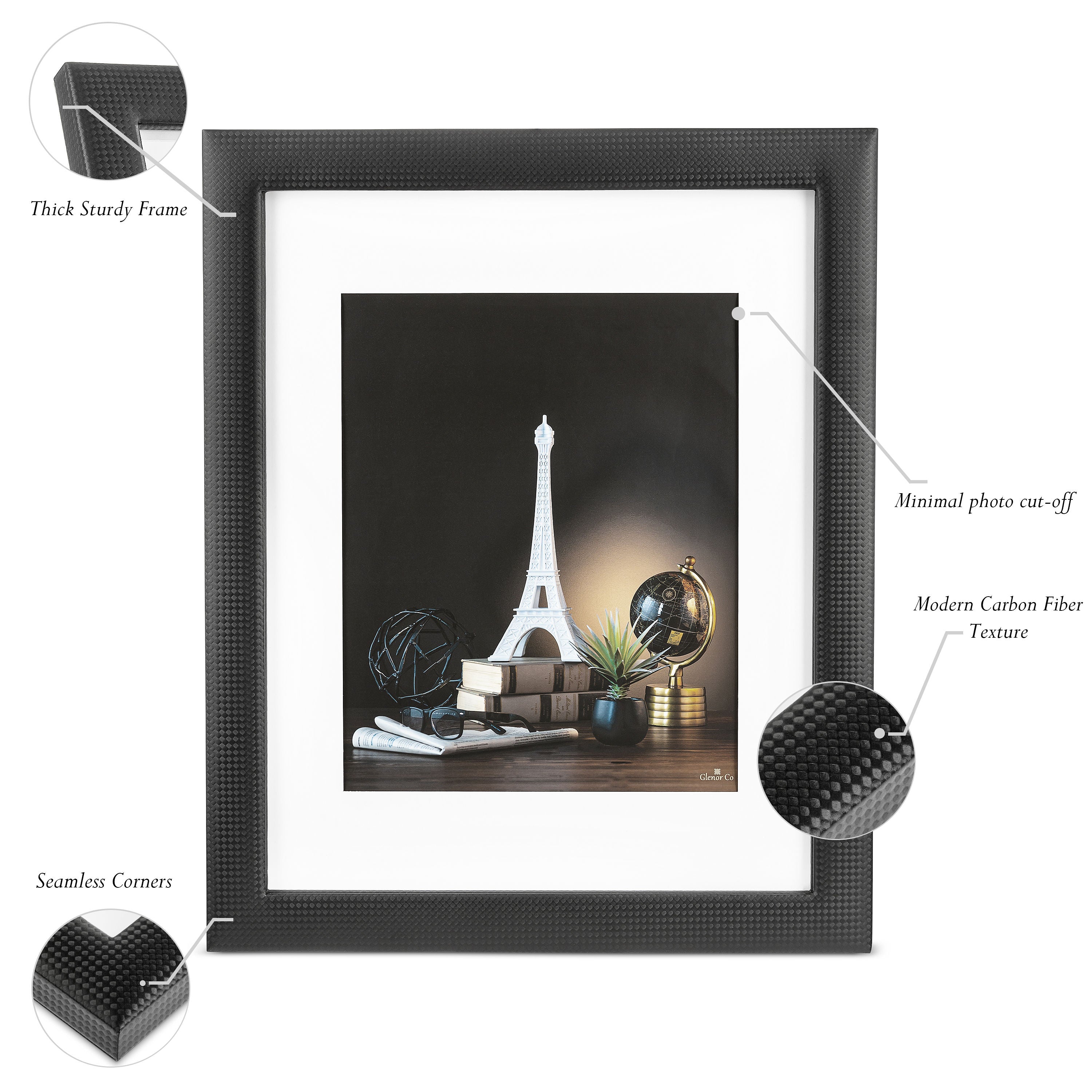 11x14 Picture Frame with Stand & Mat