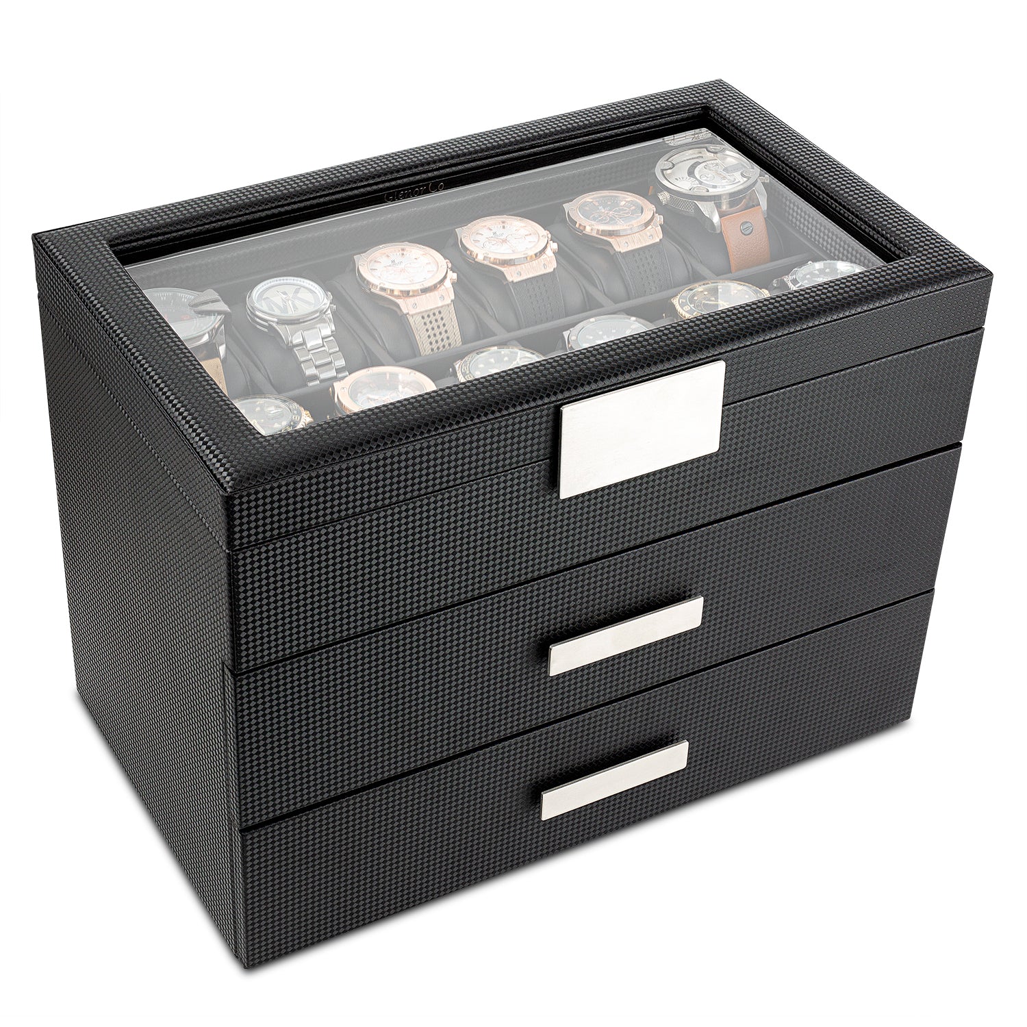 Men's Watch Organizer Box - 36 Slots