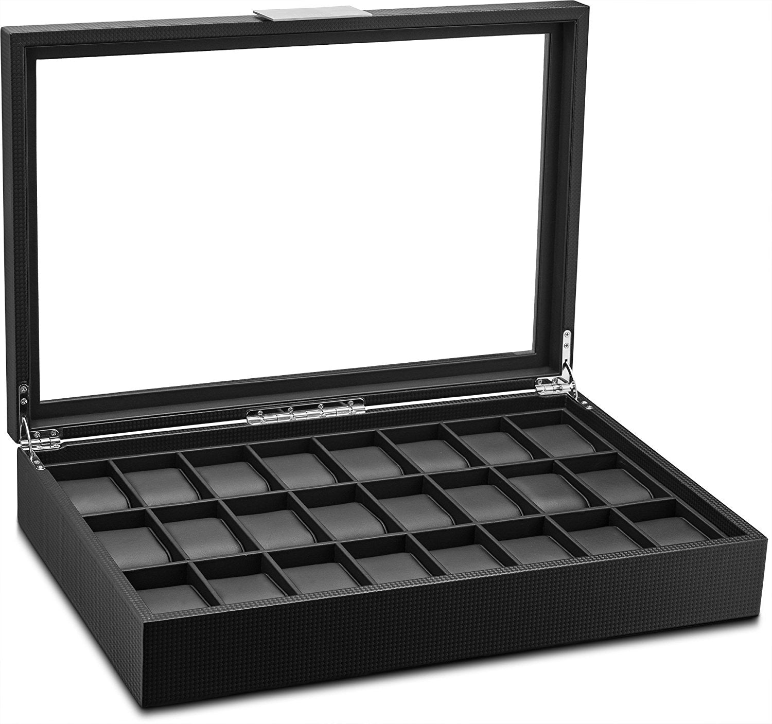 Men's Watch Organizer Box - 24 Slots