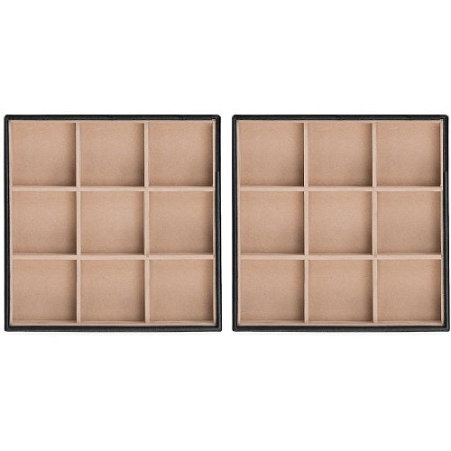 Stackable Jewelry Tray Organizer - 18 Slot