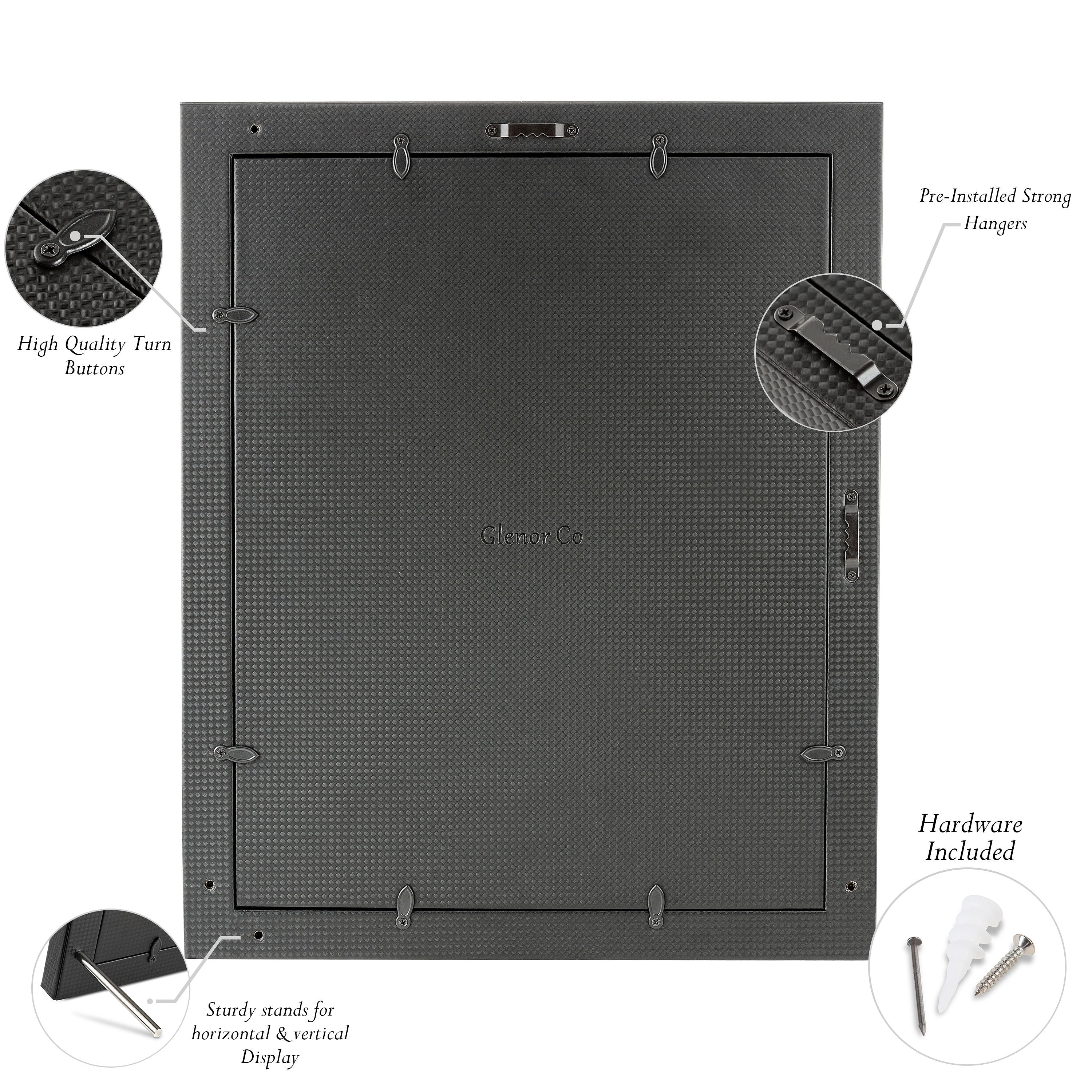 11x14 Picture Frame with Stand & Mat