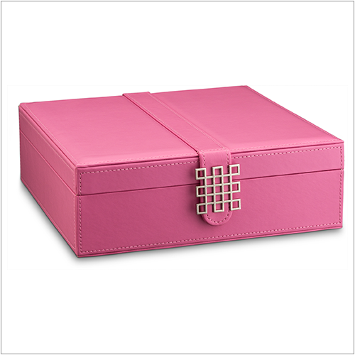 28 Slots Jewelry Organizer Box - 7 Colors Choice