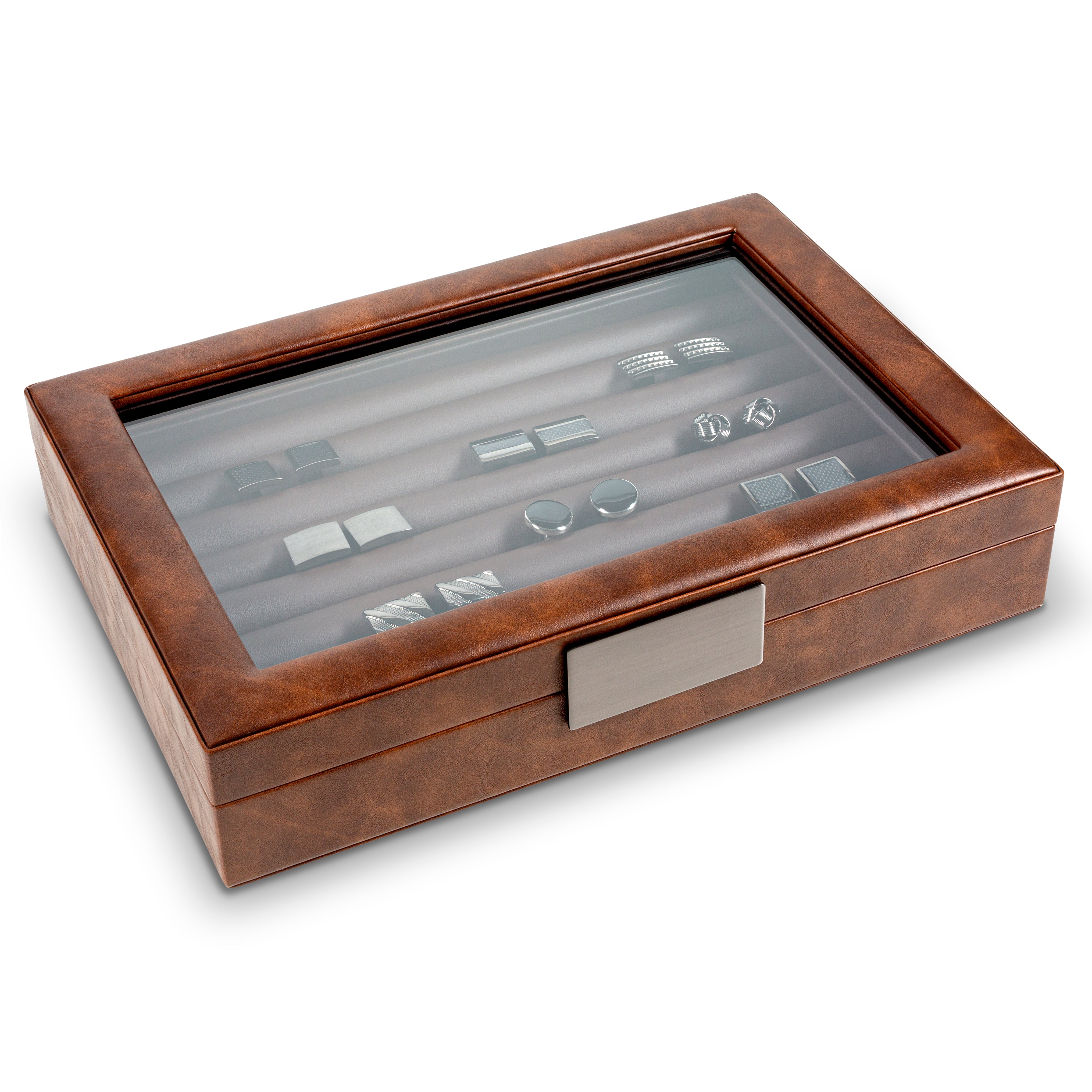 Cufflink Box for Men - Holds 70 Cufflinks