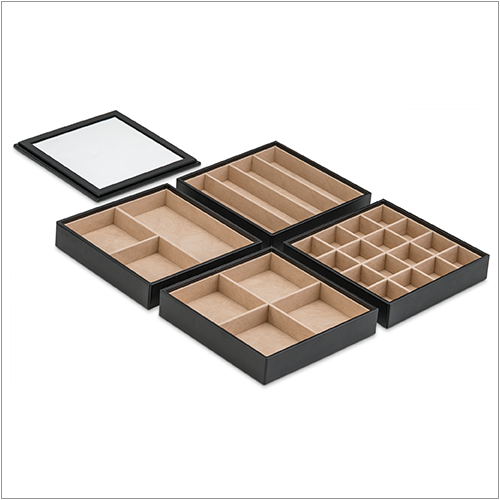 Stackable Jewelry Trays Set