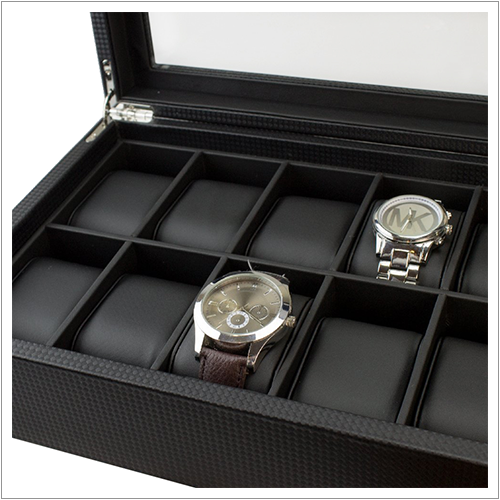 Men's Watch Organizer Box - 12 Slots