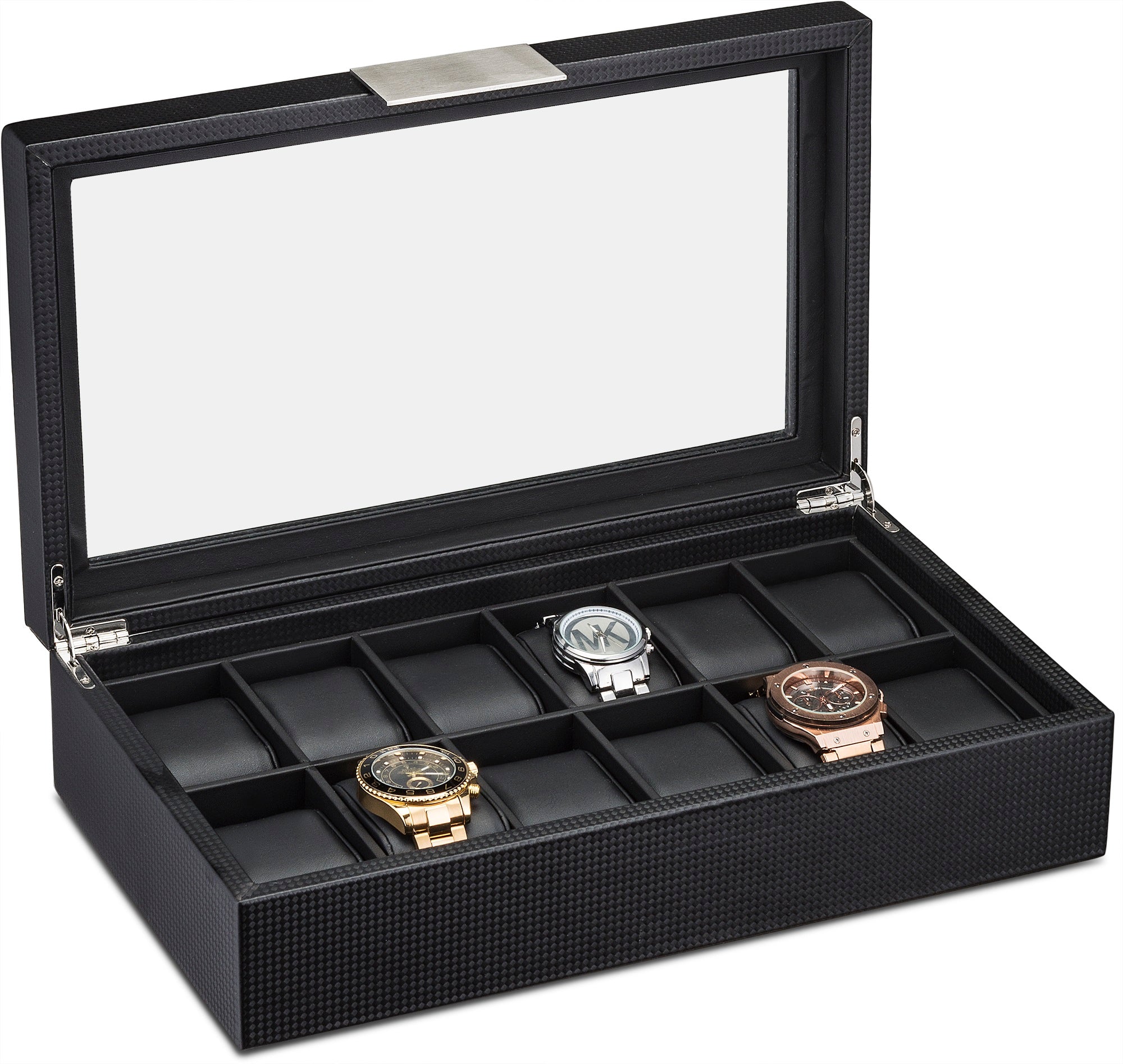 Men's Watch Organizer Box - 12 Slots