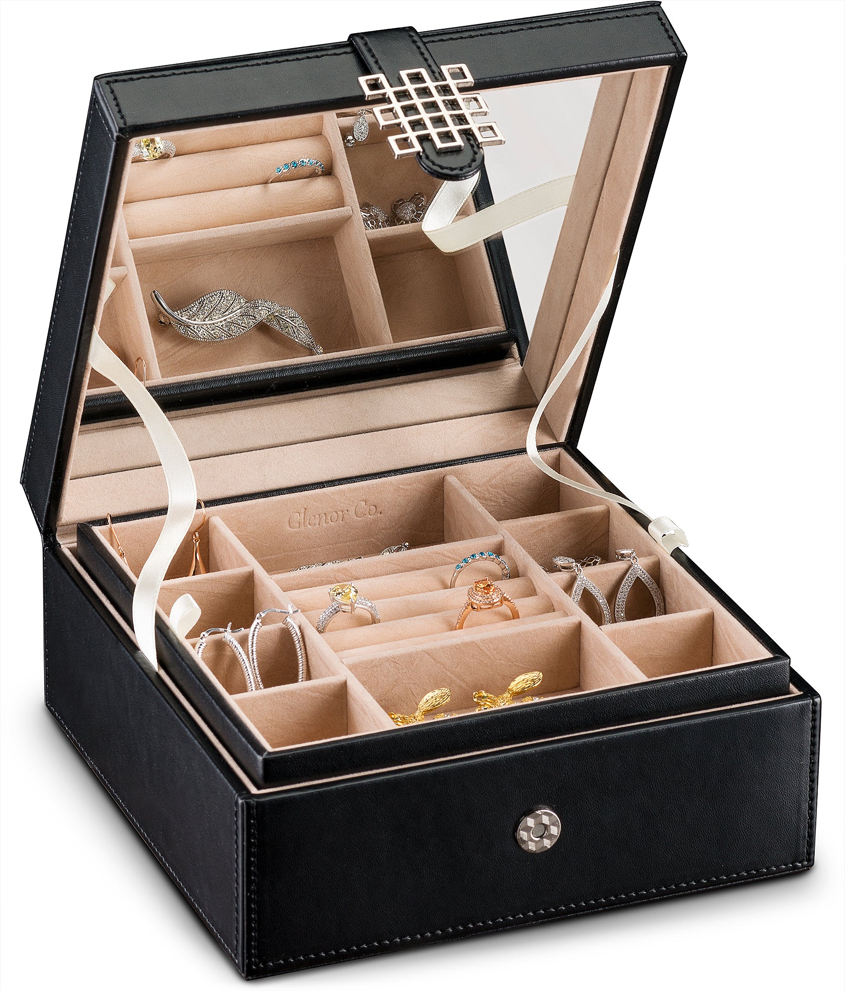 Jewelry Organizer Box With tray - Large