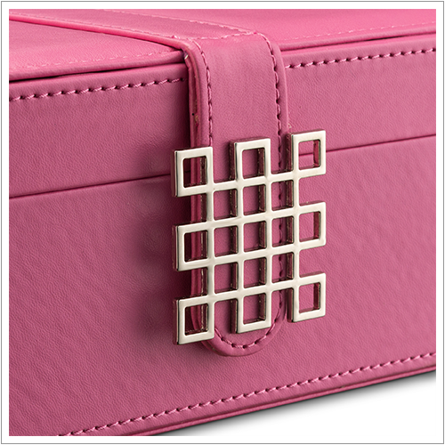Jewelry Organizer Box - 28 Slots / Pink
