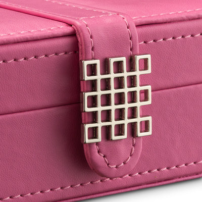 Earring Organizer Box - 25 Slots / Pink