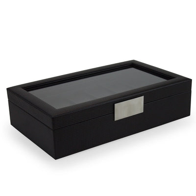 Men's Luxury Organizer Bundle - Watch Organizer Box + Valet Tray / Dresser Organizer
