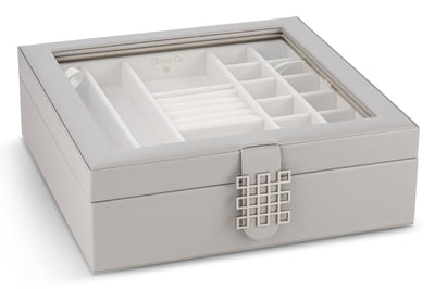28 Slots Jewelry Organizer Box - 7 Colors Choice