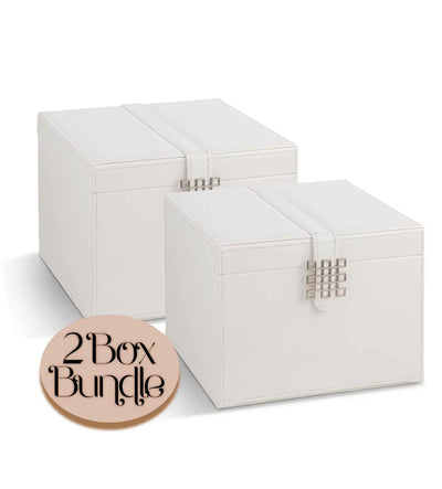 Earring Organizer Box -  75 Small & 4 Large Slots [Pack of 2 Boxes]