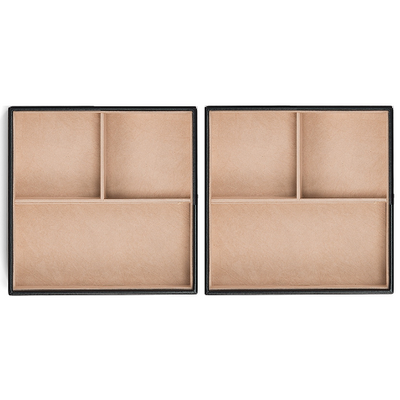 Stackable Jewelry Tray Organizer - 6 Slot