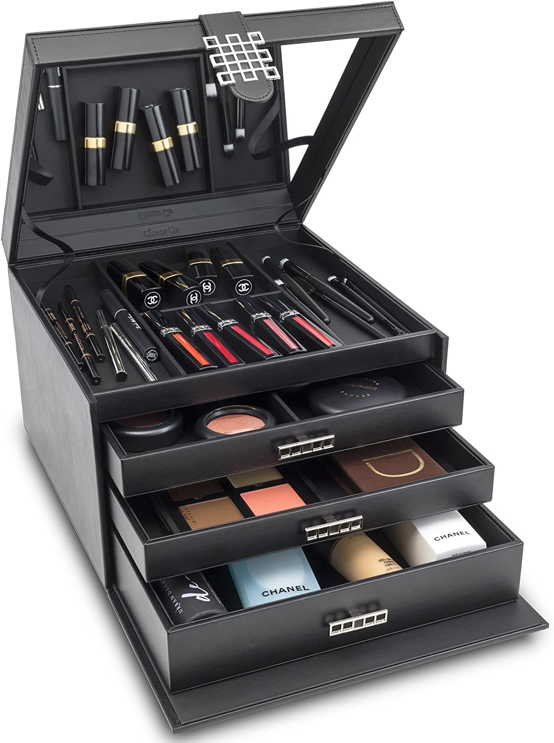 Women's Luxury Bundle - Jewelry Organizer Box + Makeup
