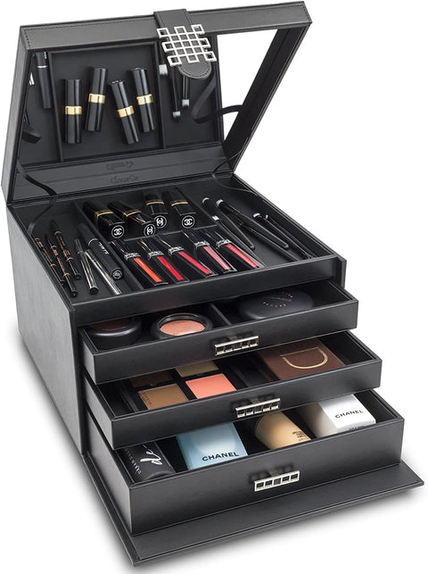 Women's Luxury Bundle - Jewelry Organizer Box + Makeup Organizer Box –  Glenor Co.