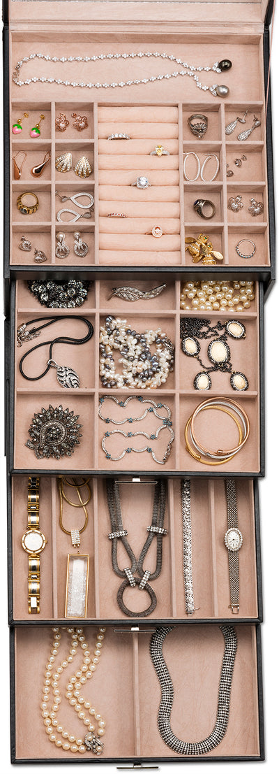 Jewelry Organizer Box - 42 Slots