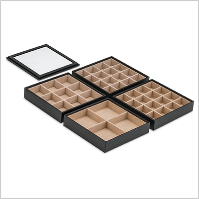 Stackable Jewelry Trays Set