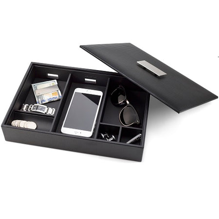 leather dresser valet Kineo Leather Valet Tray